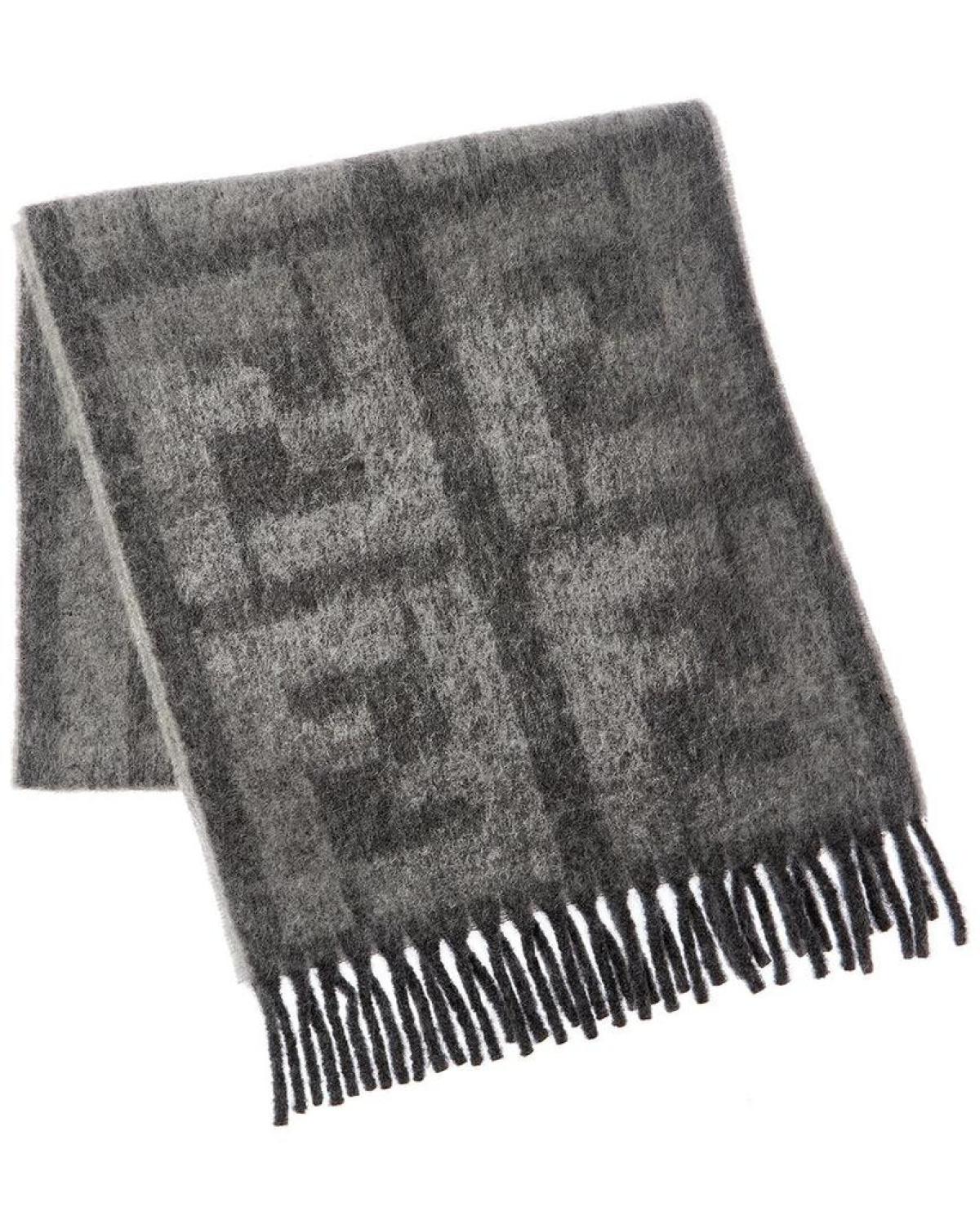 FENDI Alpaca & Wool-Blend Scarf