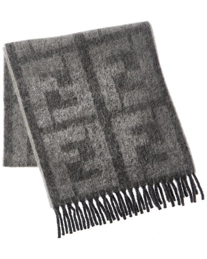 FENDI Alpaca & Wool-Blend Scarf