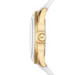 Women's Jessa Multifunction White Silicone Watch 40mm