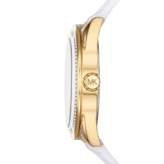 Women's Jessa Multifunction White Silicone Watch 40mm