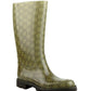 Gucci Women's Guccissima Pattern Rubber Rain Boots