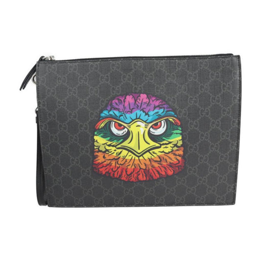 Gucci Pochette  Canvas Clutch Bag (Pre-Owned)