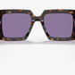 PRADA Women's PR23YS 2AU05Q Tortoise Frame Purple Lens Sunglasses