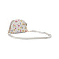 Morgan Tulip Toss Printed Soft Milling PVC Double Zip Dome Crossbody