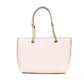 Michael Kors Jet Set Medium Powder Blush Leather Front Zip Chain Tote Bag Women's Purse