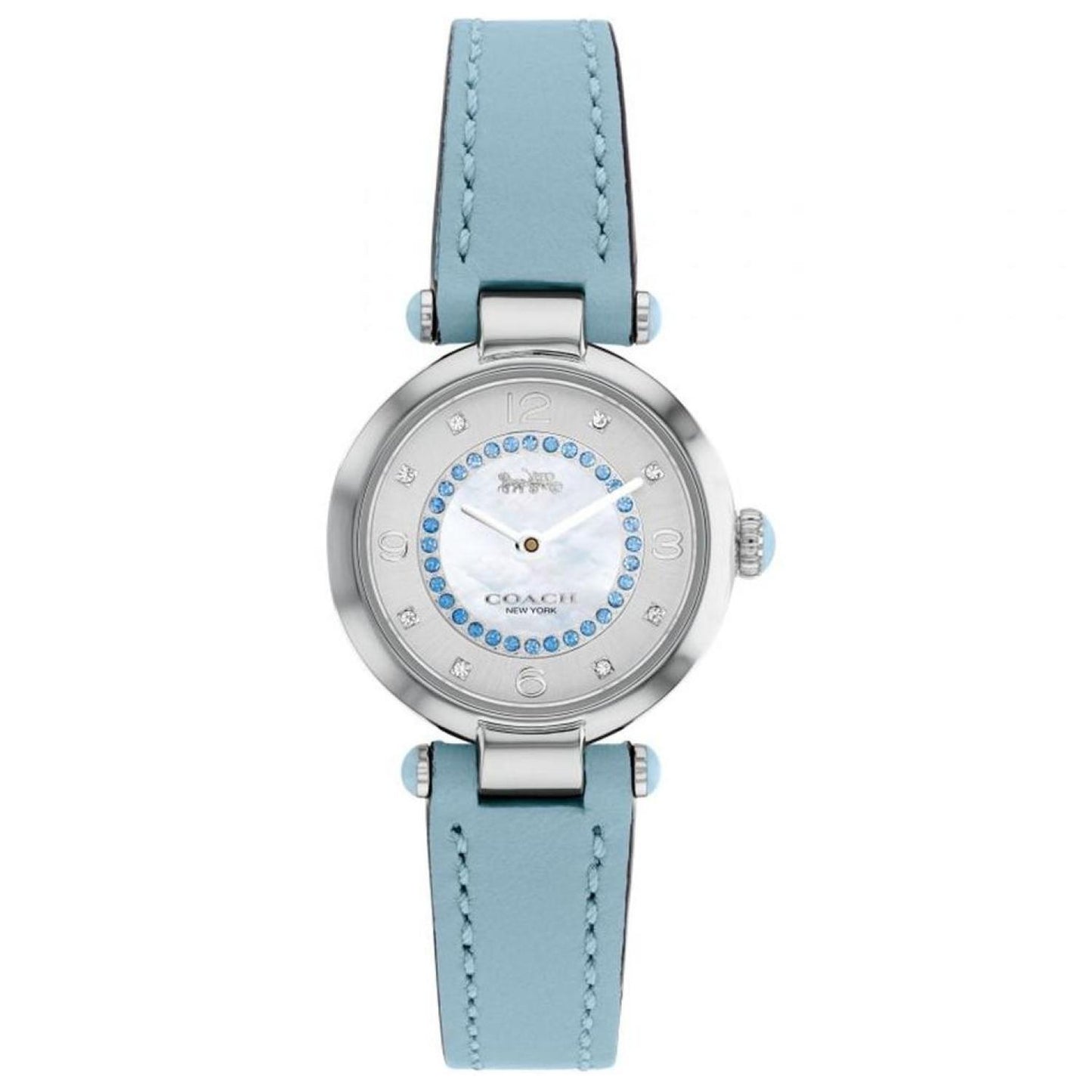 Coach Women's Cary Silver mother of pearl Dial Watch