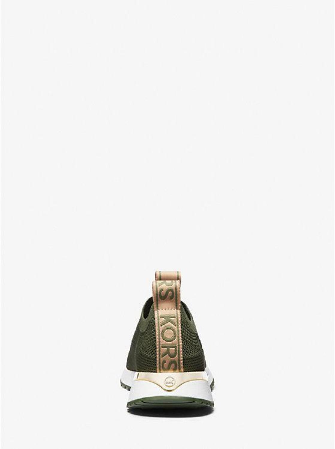 Bodie Logo Tape Stretch Knit Slip-On Trainer