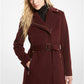 Wool Blend Belted Coat