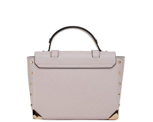 Michael Kors Manhattan Medium Powder Blush Leather Top Handle Satchel Women's Handbag