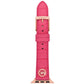 Women's Geranium Pink Genuine Leather Band for Apple Watch, 38mm, 40mm, 41mm and 42mm, 44mm, 45mm, 49mm
