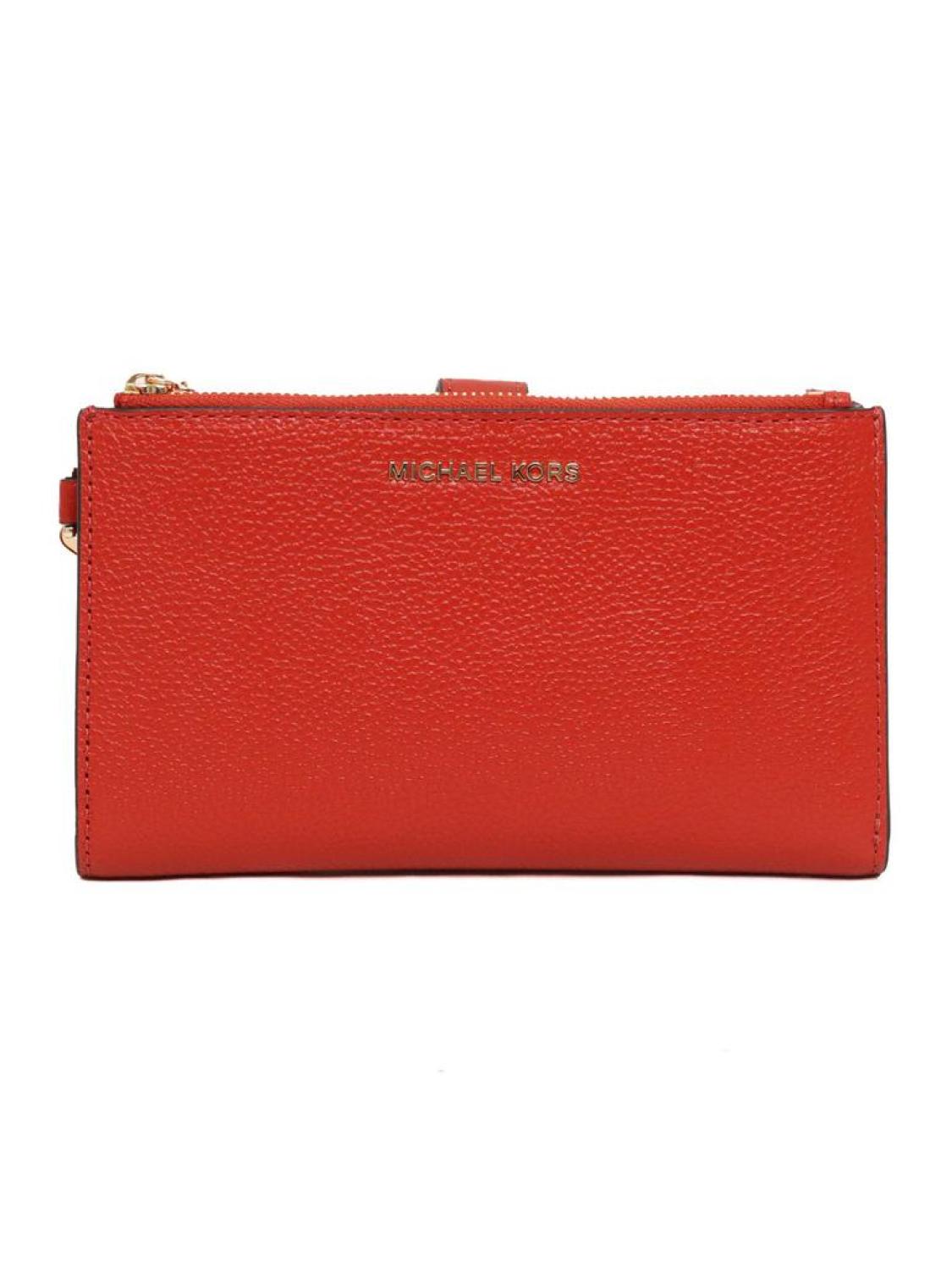 Michael Michael Kors Logo Plaque Zipped Wallet