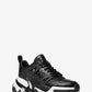 Nick Snake Embossed Leather Trainer