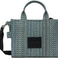 Blue "The Washed Monogram Denim Small" Tote