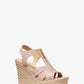 Berkley Logo Jacquard Wedge Sandal