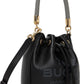Black 'The Leather Bucket' Bag