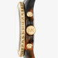 Oversized Everest Pavé Gold-Tone and Tortoiseshell Bio-Based Acetate Watch