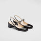 Women's Mary Jane Slingback Pumps Shoes In Black