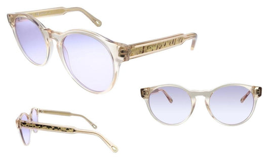 Chloe CE753S Peach Round Sunglasses