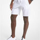 Ribbed Cotton Blend Shorts