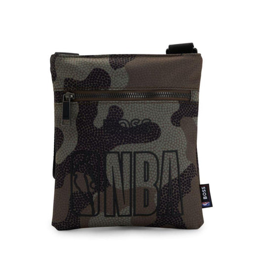 BOSS & NBA envelope bag in recycled fabric with collaborative branding