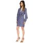 Women's Chain-Print Tie-Front Dress