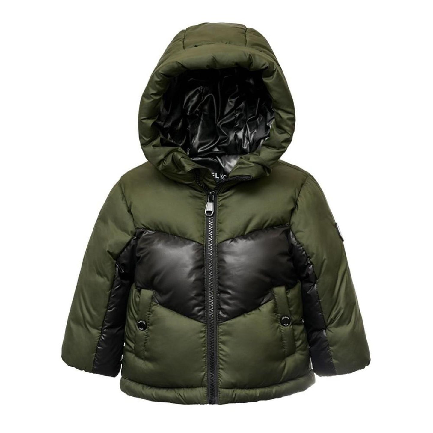 Baby Boys Heavy Weight Chevron Stripe Puffer Jacket