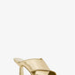 Gideon Metallic Snake Embossed Leather Mule