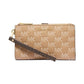 Jet Set Logo Double Zip Wristlet