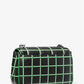 Soho Large Contrast Trim Quilted Faux Leather Shoulder Bag