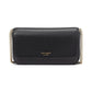 Ava Pebbled Leather Flap Chain Wallet
