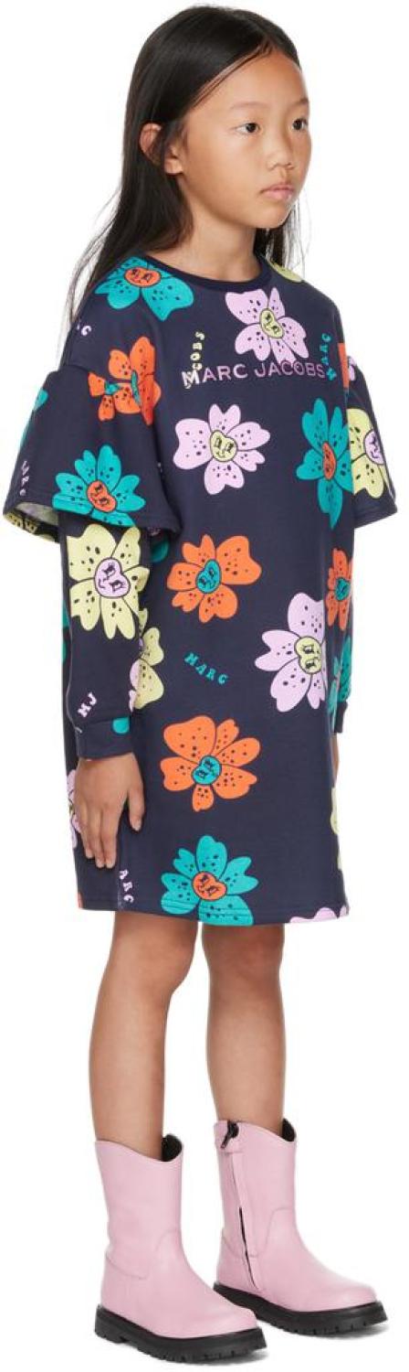 Kids Navy Cosmic Nature Dress