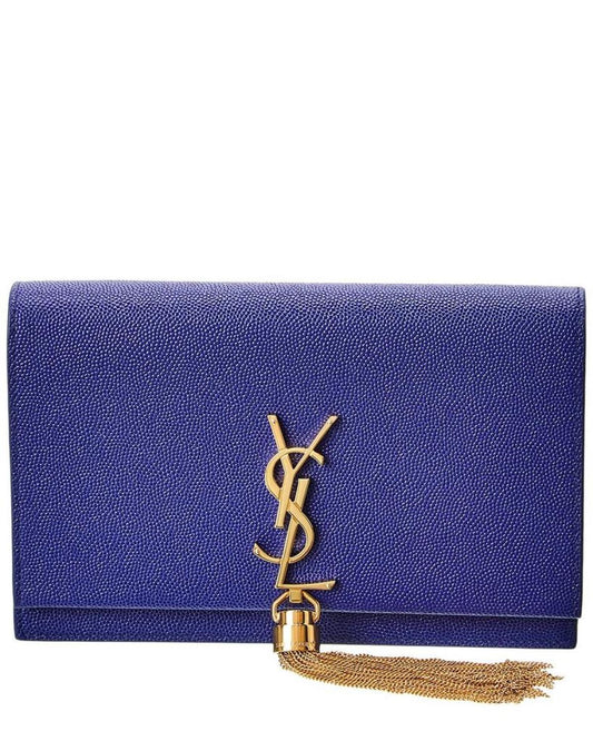 Saint Laurent Kate Tassel Leather Wallet On Chain (Authentic Pre-Owned)