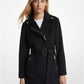 Wool Blend Belted Coat