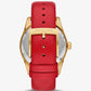 Lexington Gold-Tone and Leather Watch