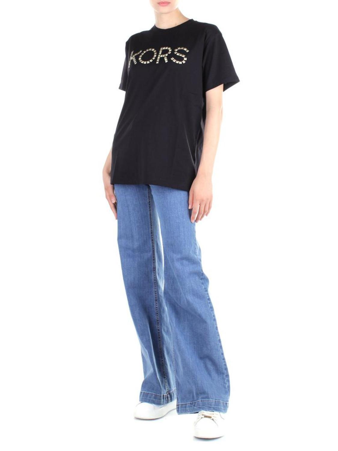 Michael Michael Kors Stud-Embellished Crewneck T-Shirt