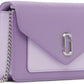 Purple Hardware Shoulder Bag