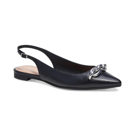 Women's Veronica Skimmer Chain Slingback Flats