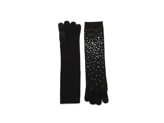 Disco Ball Long Knit Gloves