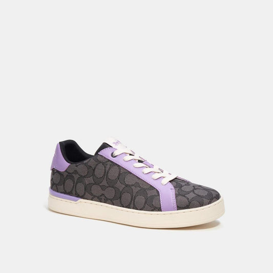 Coach Outlet Clip Low Top Sneaker In Signature Jacquard