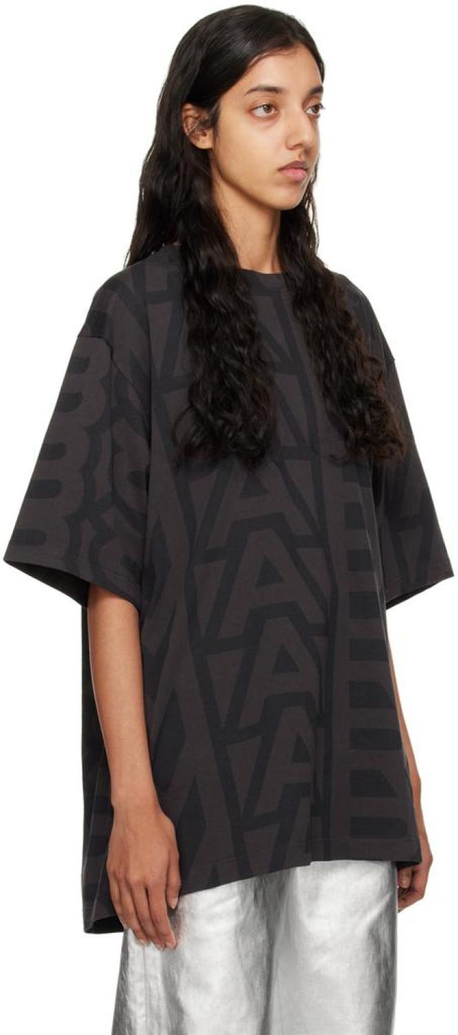Gray 'The Monogram' Big T-Shirt