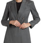 Abissi Double Breasted Jacket And Cesena Pant Suit In Grey