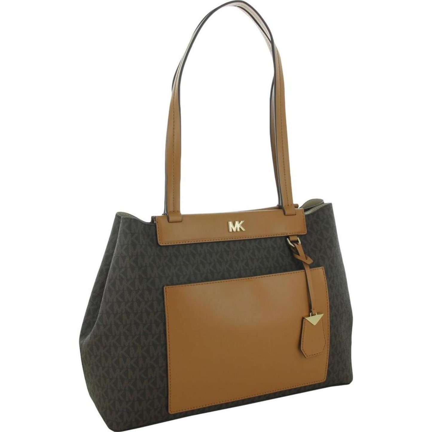 Meredith Canvas Womens Leather Satchel Shoulder Handbag