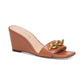 Women's Elsie Chain-Trimmed Slide Wedge Sandals