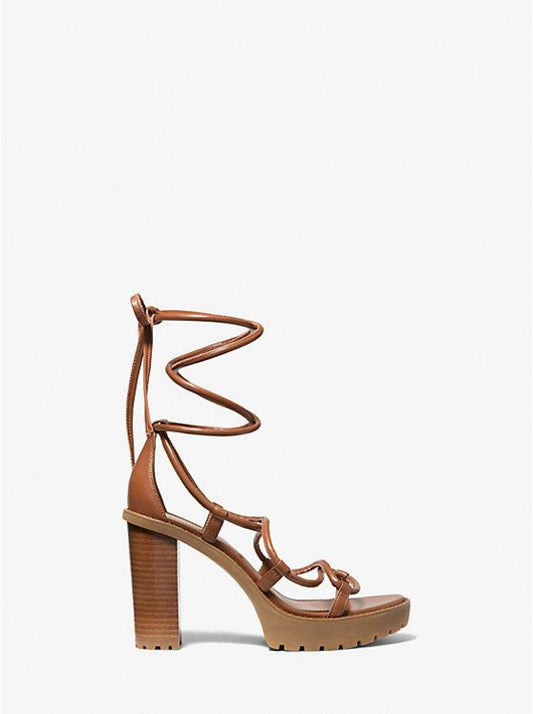 Vero Leather Platform Sandal