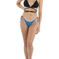 Womens Silk Blend Strappy Cropped