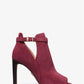 Lawson Suede Open-Toe Ankle Boot