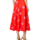 Giant Dot Faille Skirt