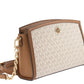 Michael Kors Logo Plaque Zipped Crossbody Bag