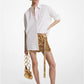 Silk and Cotton Taffeta Boyfriend Shirt