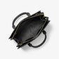 Sheila Medium Faux Saffiano Leather Satchel